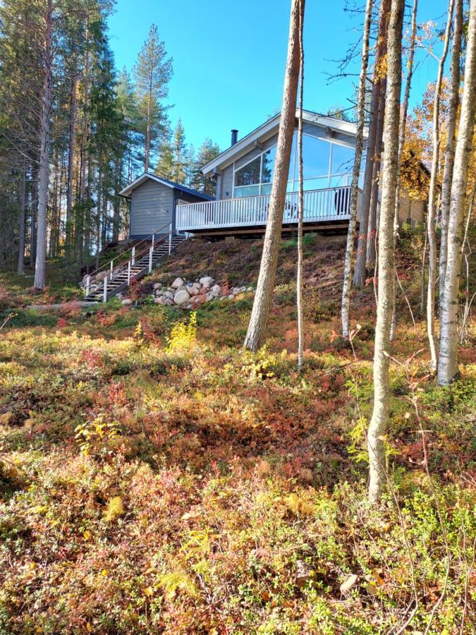 Villa Sirius Sieri, Nice Log-Cottage By The Lake Rovaniemi Exteriör bild