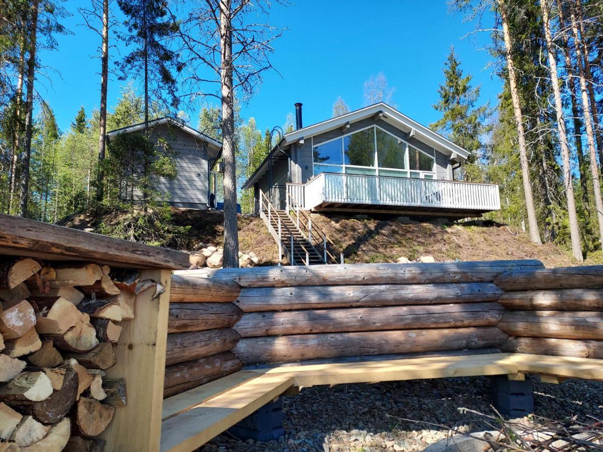 Villa Sirius Sieri, Nice Log-Cottage By The Lake Rovaniemi Exteriör bild