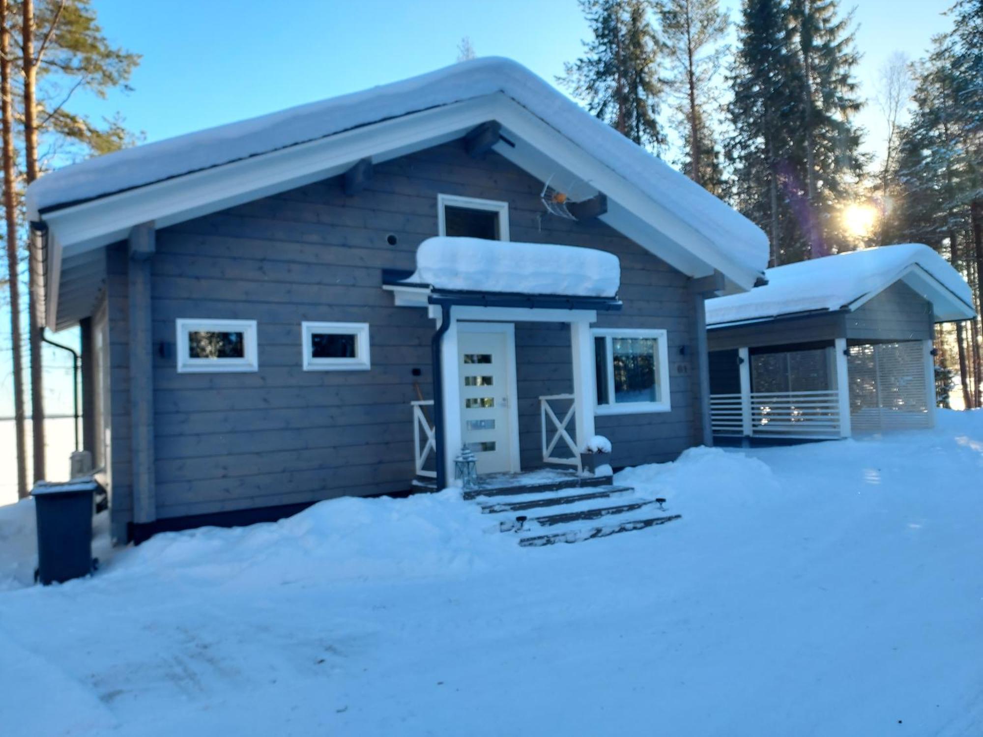 Villa Sirius Sieri, Nice Log-Cottage By The Lake Rovaniemi Exteriör bild